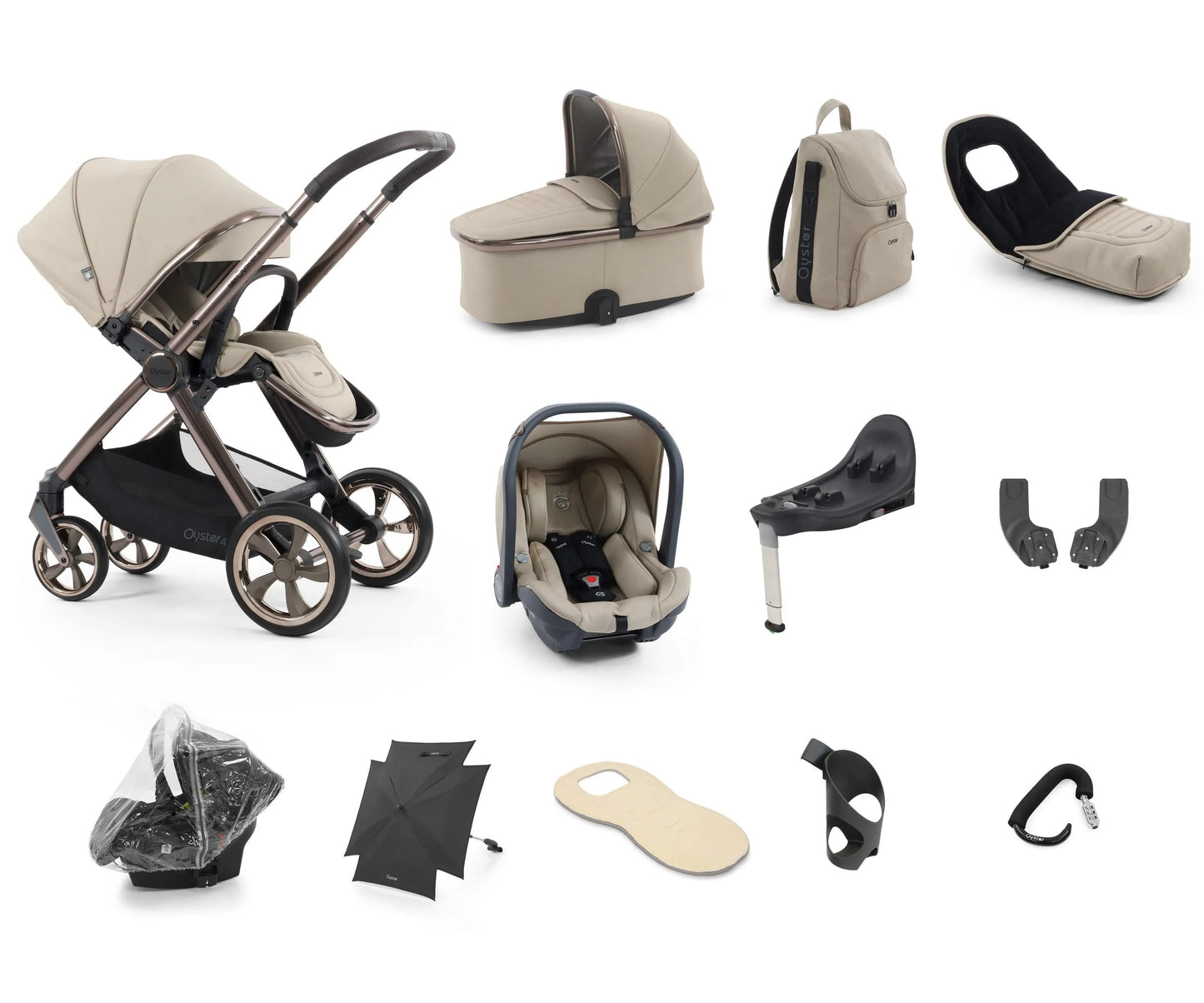 Babystyle Oyster 4 Bundle 12 Piece -Buttermilk Ultimate Pre Order April Delivery