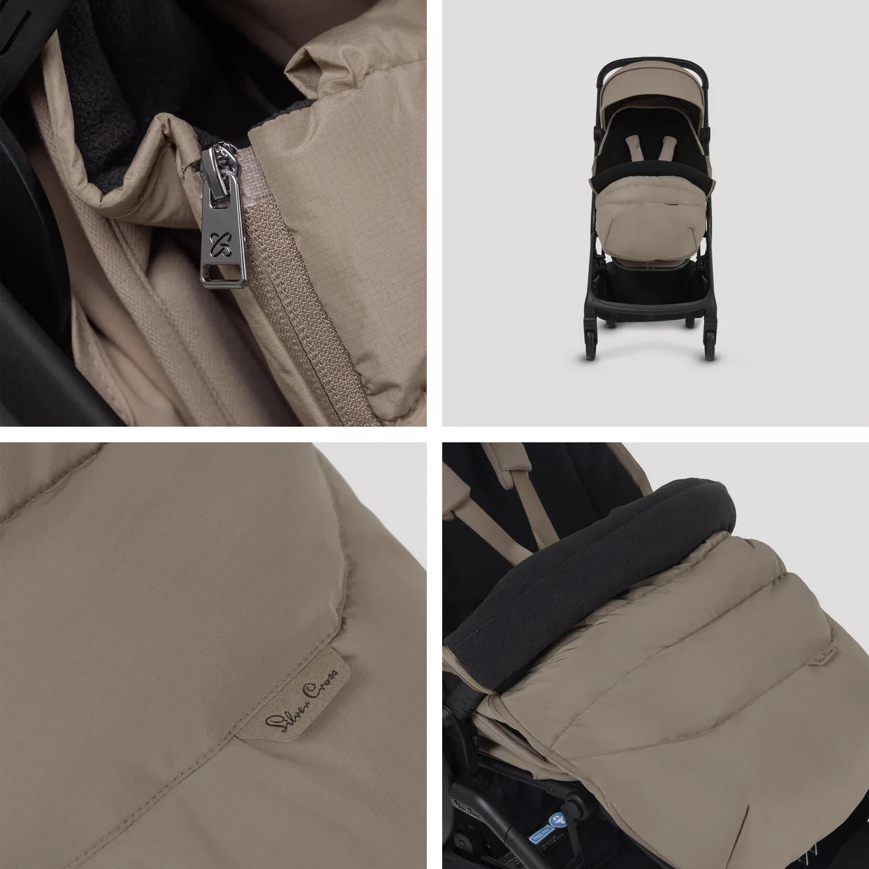 Silver Cross Nia Footmuff Champagne