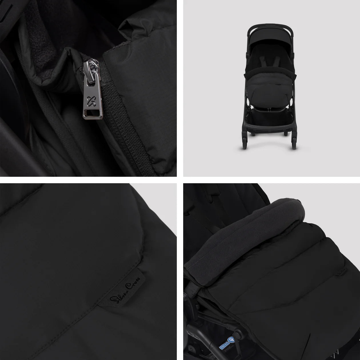 Silver Cross Nia Footmuff Onyx