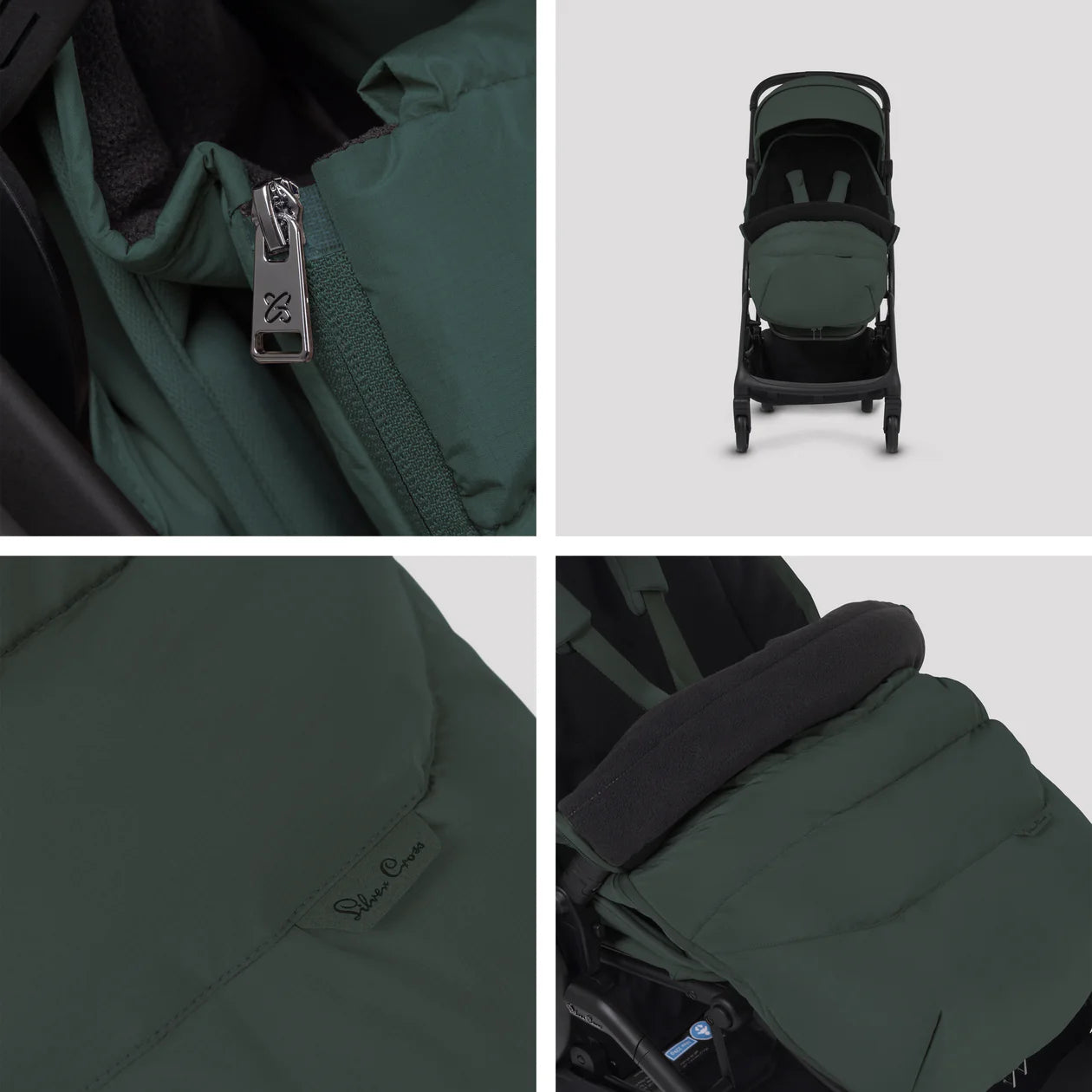 Silver Cross Nia Footmuff Conifer