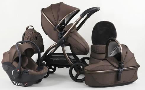 Egg 3 Luxury Travel Bundle With Shell i-Size Car Seat Choclate Velvet
