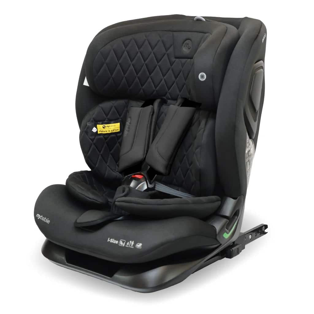 My Babiie MBCS123 ISOFIX i-Size (76-150cm) Car Seat Black