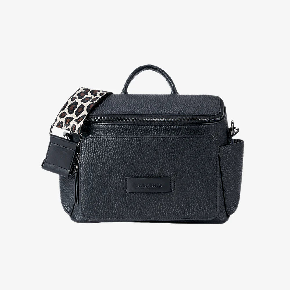 Bababing Isla Daypac - Black Leather