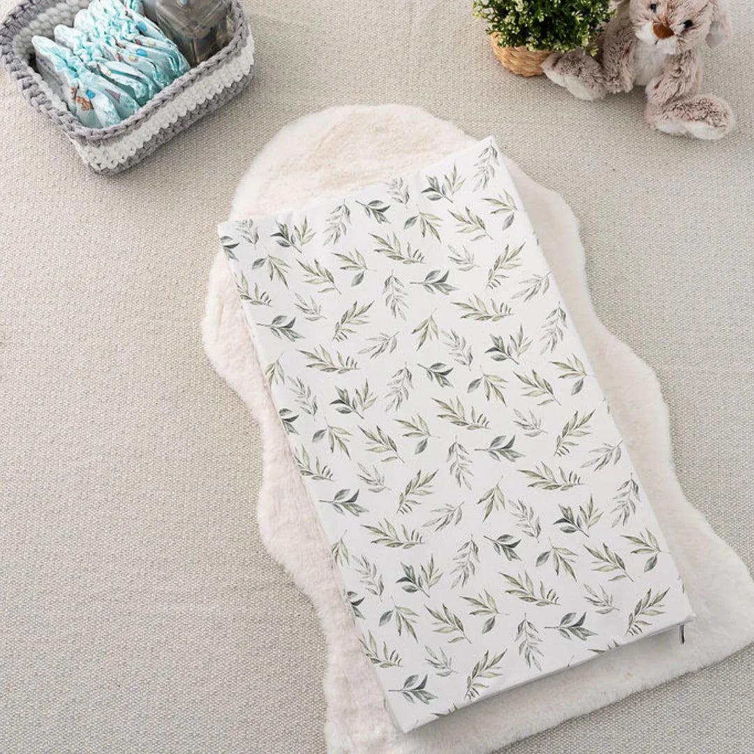 Gilded Bird - Linen Leaves Wedge Mat