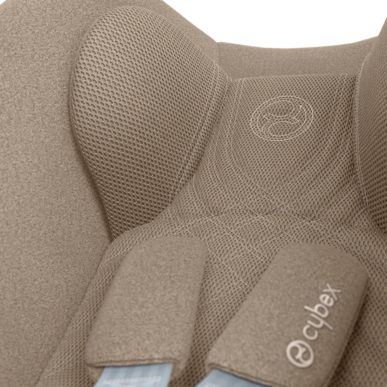 iCandy Peach 7 Pushchair & Accessories with Cybex Cloud T Baby Car Seat and Base T Bundle, Biscotti/Cozy beige