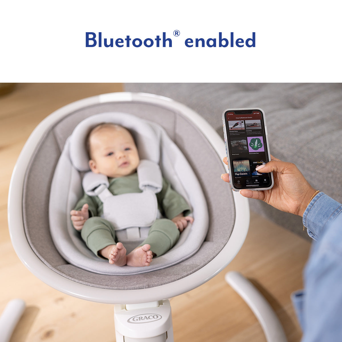 Graco Sway N Grow Soother - Heather
