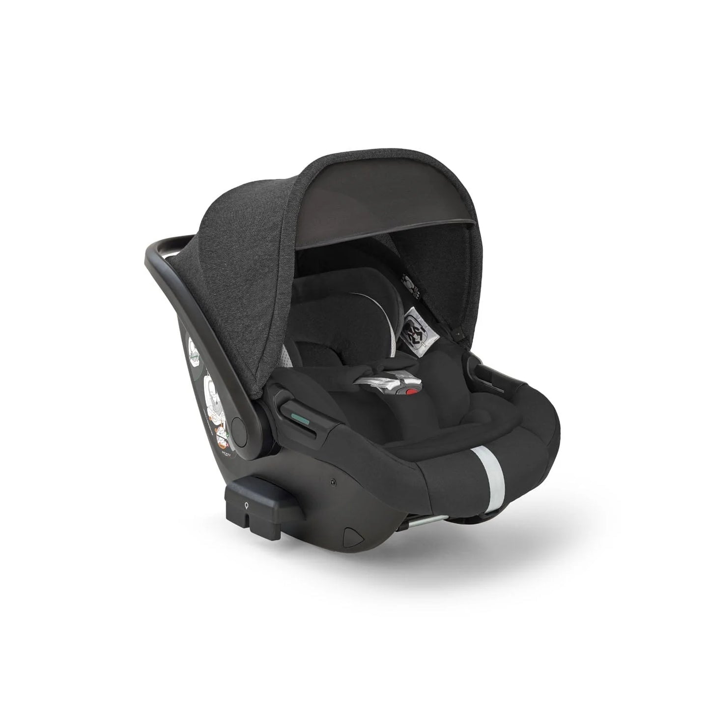 Inglesina Electa System Quattro color Upper Black, chassis, car seat Darwin Infant Recline and 360° i-Size base