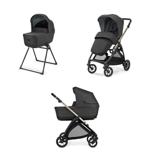 Inglesina Electa Duo Travel System-Upper Black
