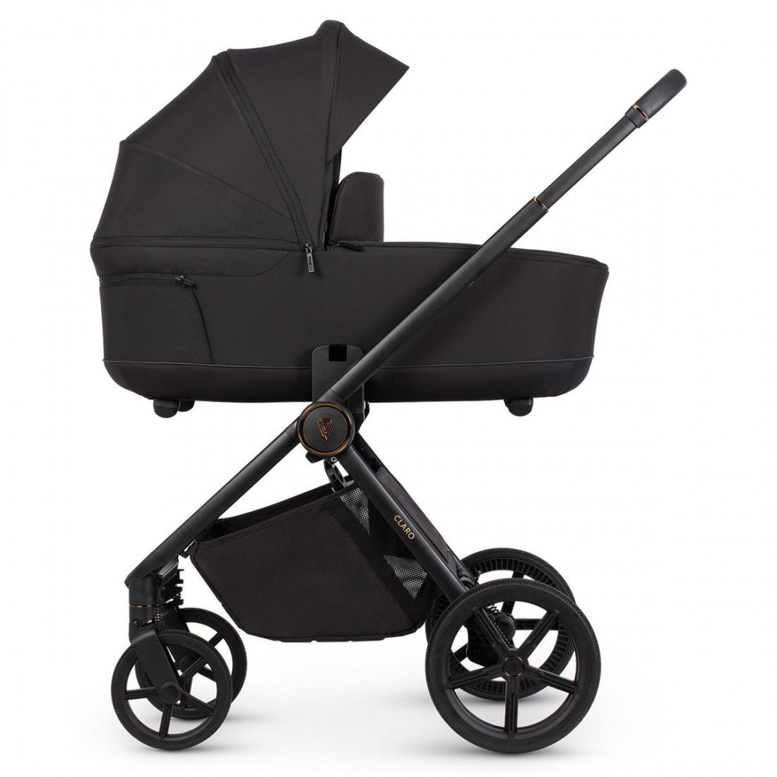 Venicci Claro 3 in 1 with Tiago 360 Car Seat Travel System Bundle, Noir