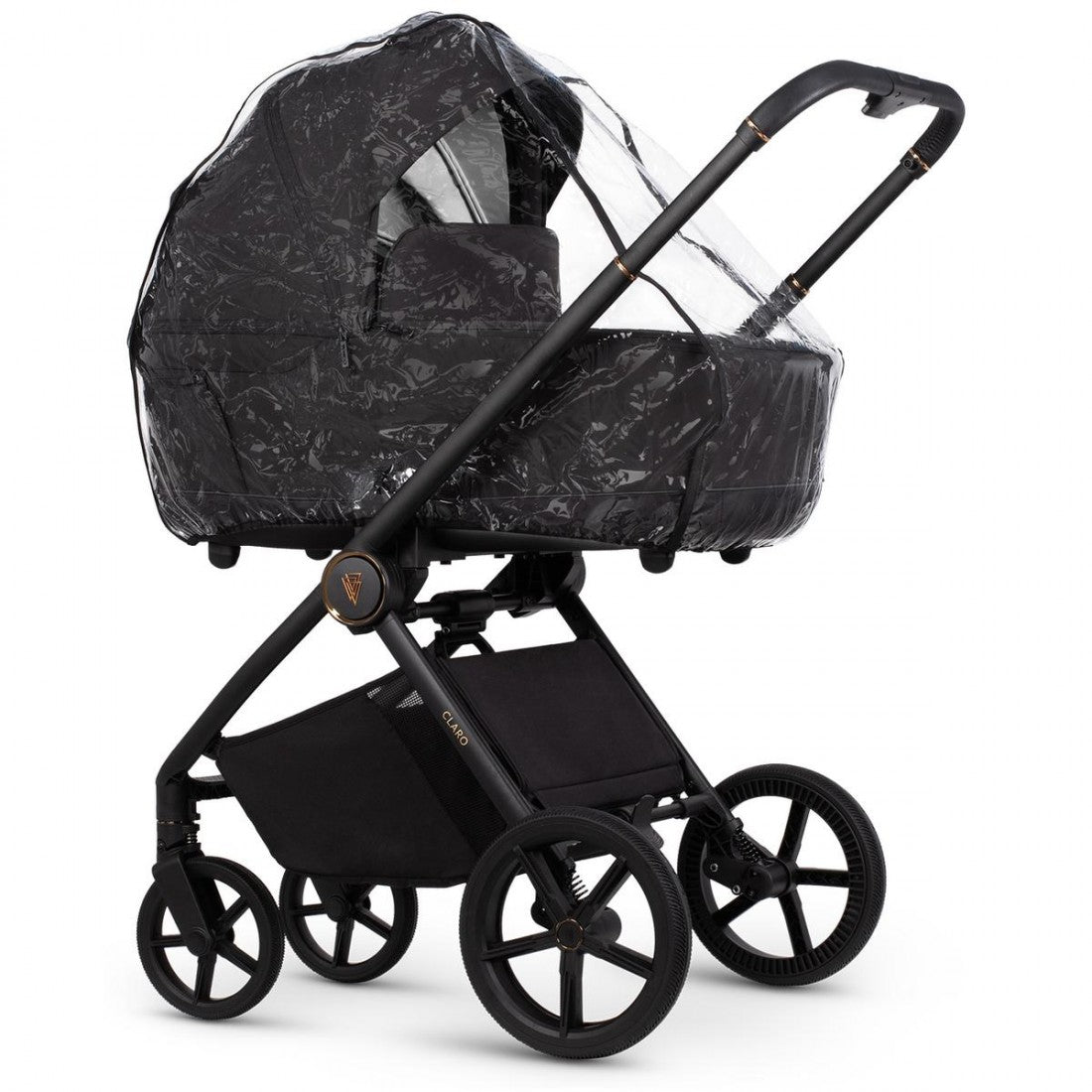 Venicci Claro 3 in 1 with Tiago 360 Car Seat Travel System Bundle, Noir