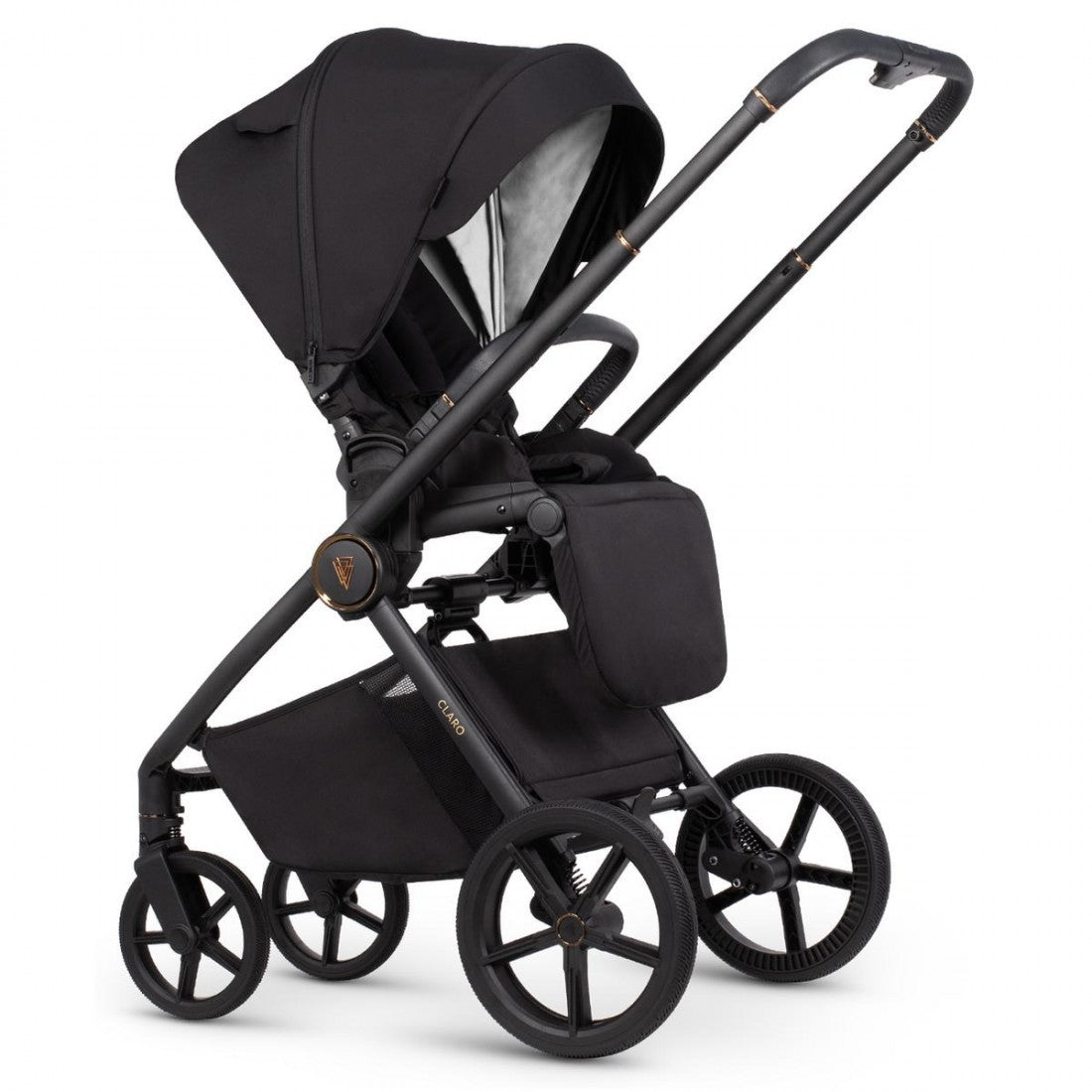 Venicci Claro 3 in 1 with Tiago 360 Car Seat Travel System Bundle, Noir