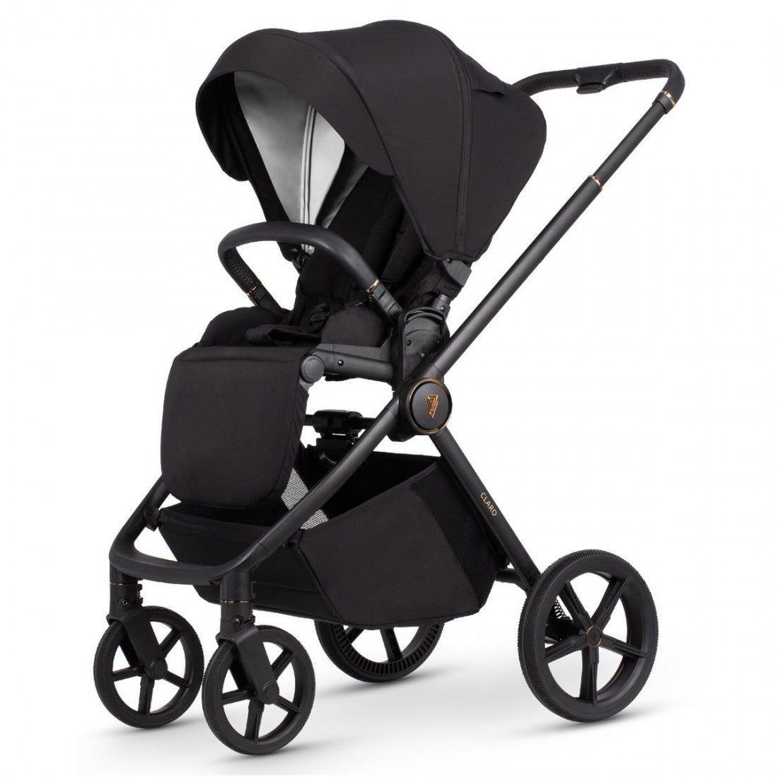 Venicci Claro 3 in 1 with Tiago 360 Car Seat Travel System Bundle, Noir