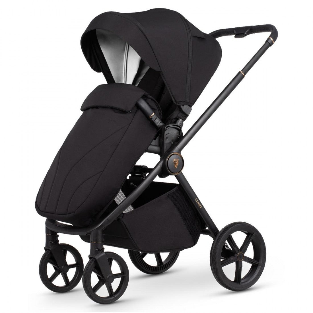 Venicci Claro 3 in 1 with Tiago 360 Car Seat Travel System Bundle, Noir