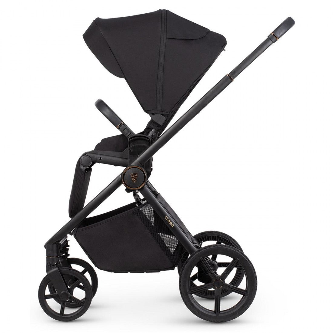 Venicci Claro 3 in 1 with Tiago 360 Car Seat Travel System Bundle, Noir