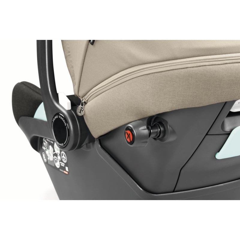 Peg Perego City Loop Chassis, Seat Unit & Primo Viaggio Car Seat Bundle - Vanilla Blend