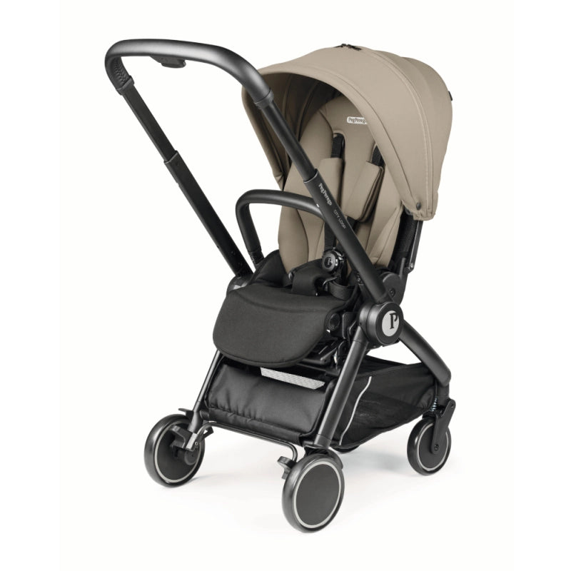 Peg Perego City Loop Chassis, Seat Unit, Carrycot & Primo Viaggio Car Seat Bundle - Vanilla Blend