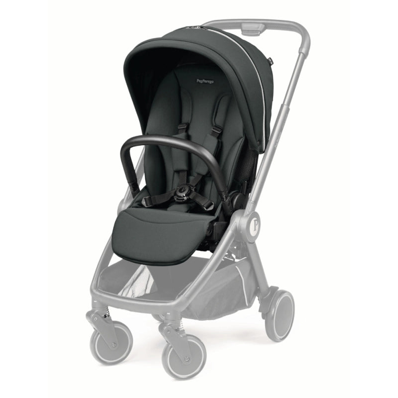 Peg Perego City Loop Chassis, Seat Unit, Carrycot & Primo Viaggio Car Seat Bundle - Metal