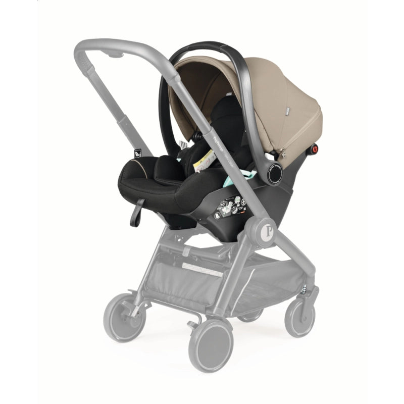 Peg Perego City Loop Chassis Plus Primo Viaggo Lounge Car Seat Bundle - Vanilla Blend
