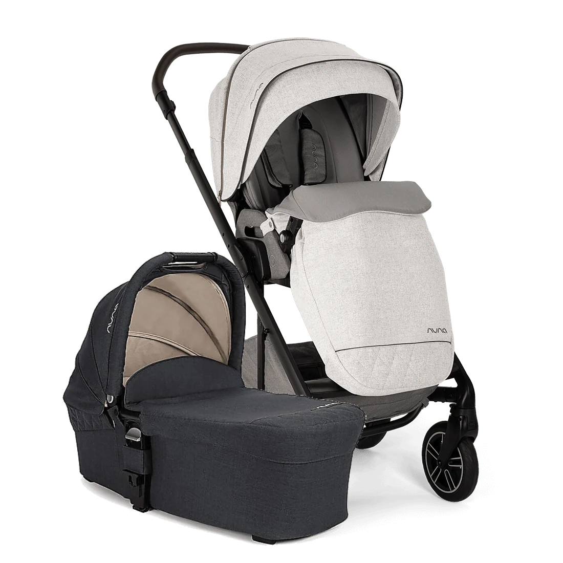 Nuna MIXX Next + PIPA Next Generation Travel System Bundle - Mineral Ocean Carrycot