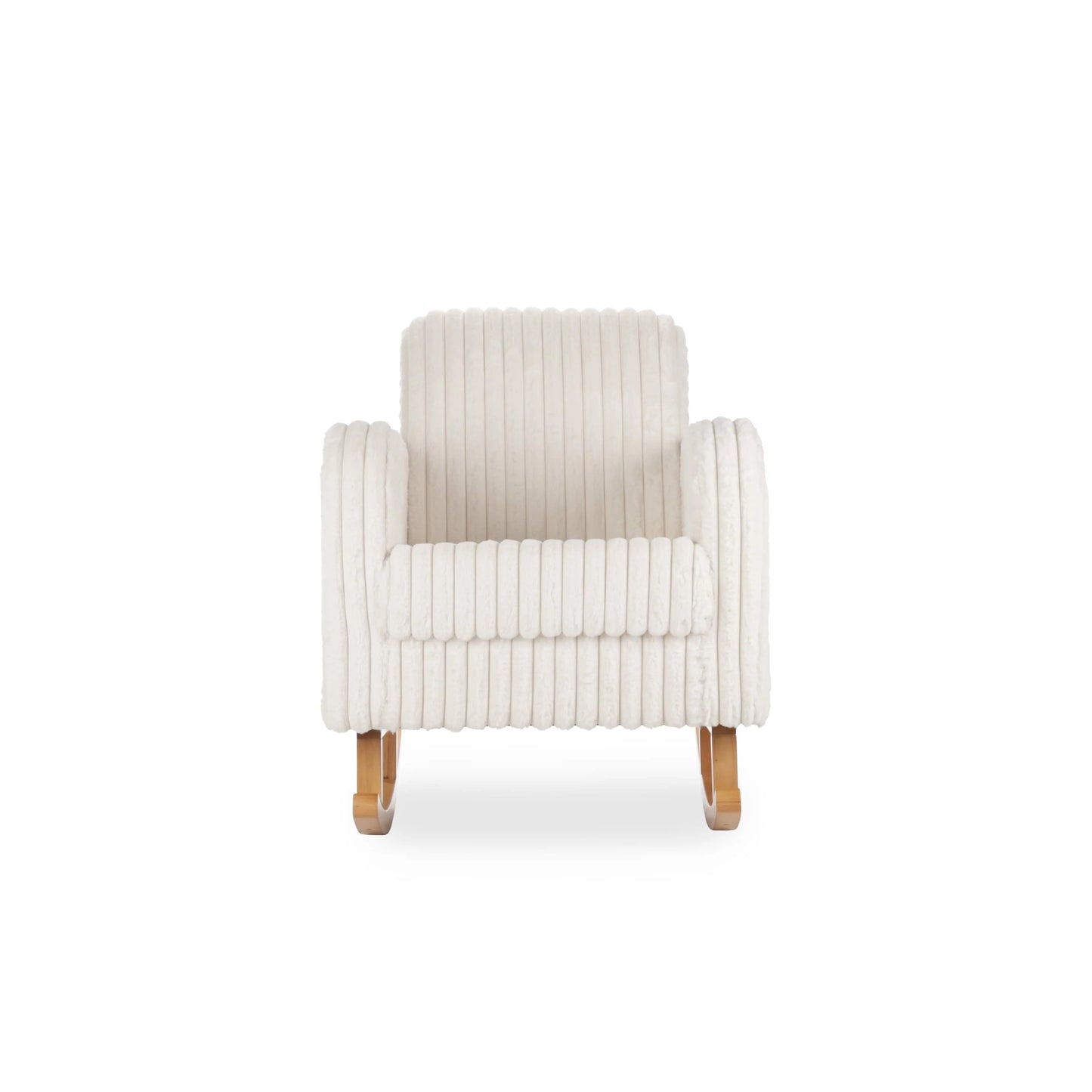 Cuddle Co Etta Faux Fur Nursing Chair - Cream