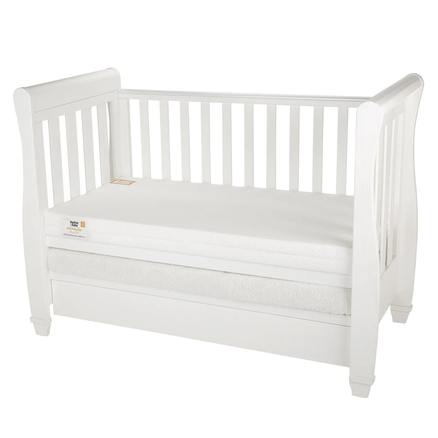Mother&Baby Pure Gold Anti-Allergy Coir Pocket Sprung Cot bed Mattress 120 x 60cm