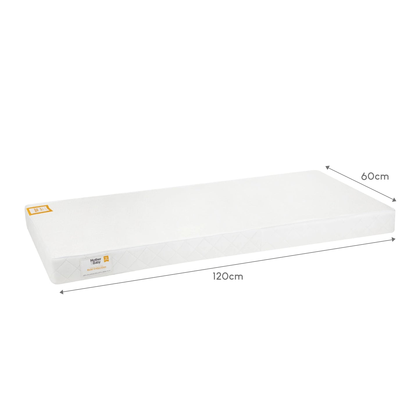 Mother&Baby Pure Gold Anti-Allergy Coir Pocket Sprung Cot bed Mattress 120 x 60cm