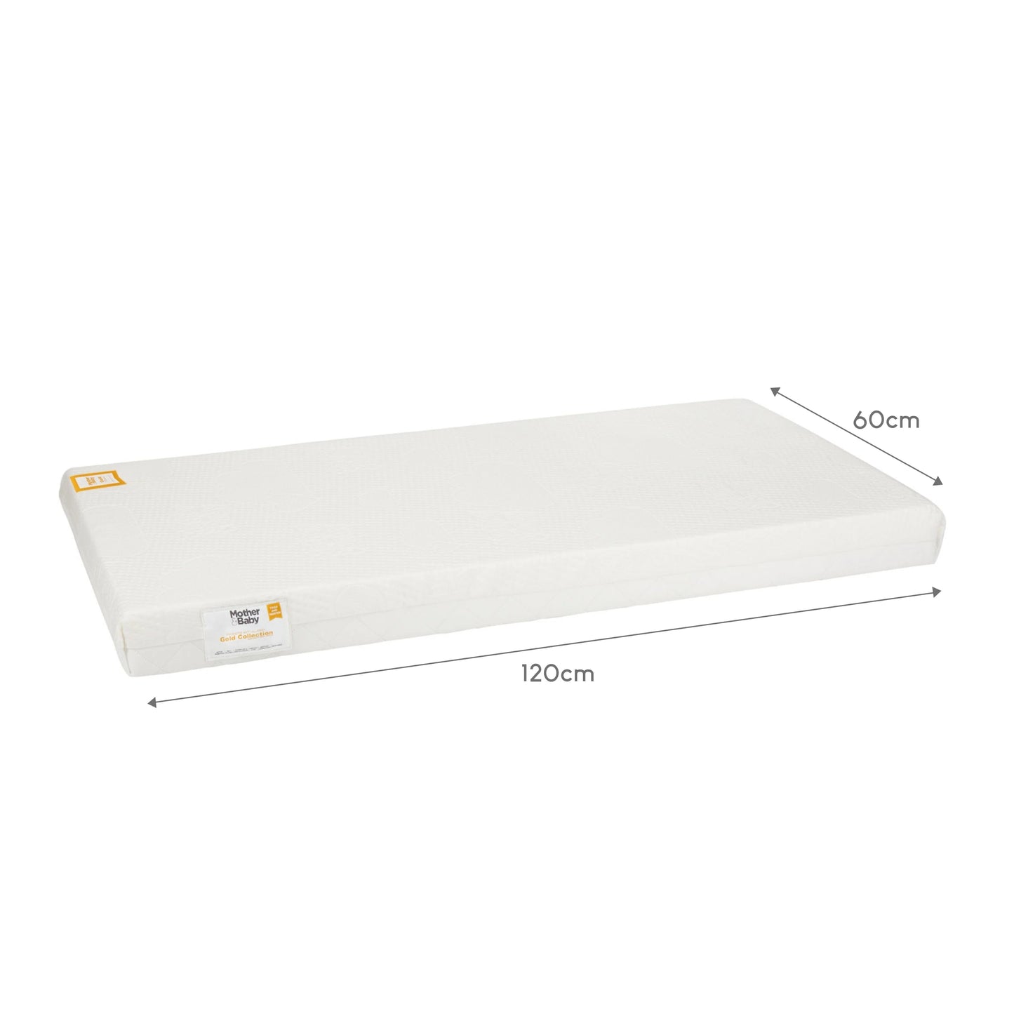 Mother&Baby First Gold Anti-Allergy Foam Cot Mattress 120 x 60cm