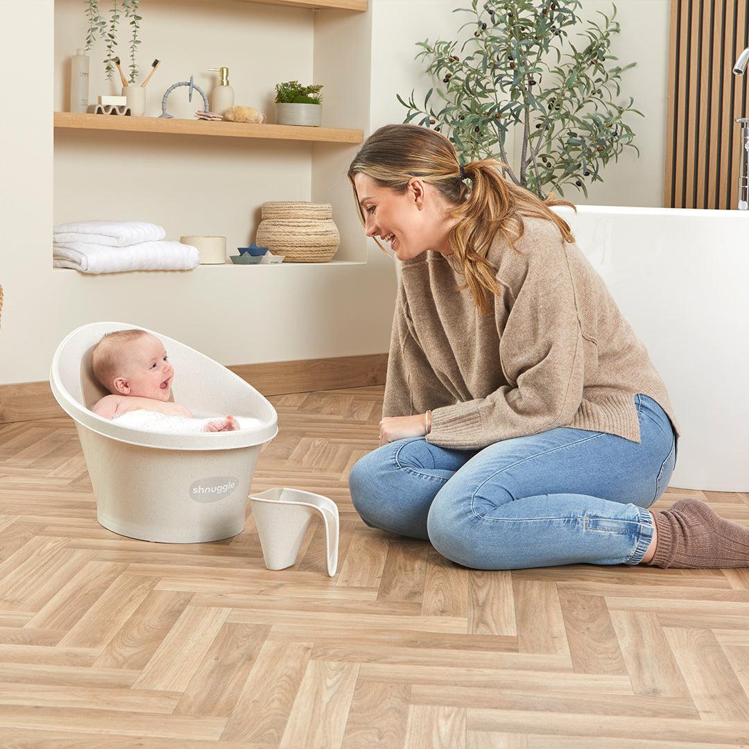 Shnuggle ECO Collection Baby Bath - Cookies & Cream