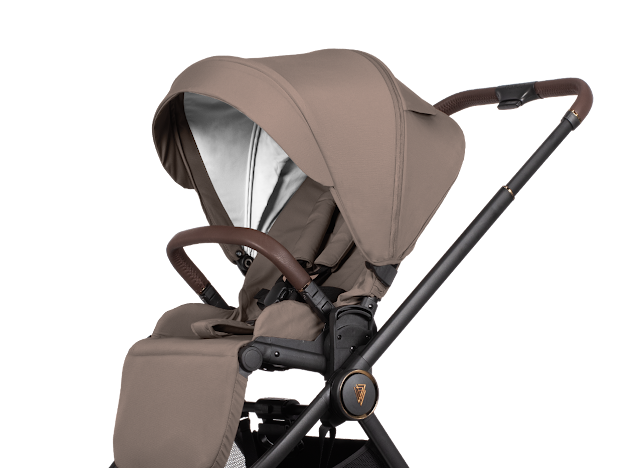 Venicci Claro 3 in 1 with Tiago Black Car Seat Travel System Bundle, Almond Pre Order Mid July Delivery