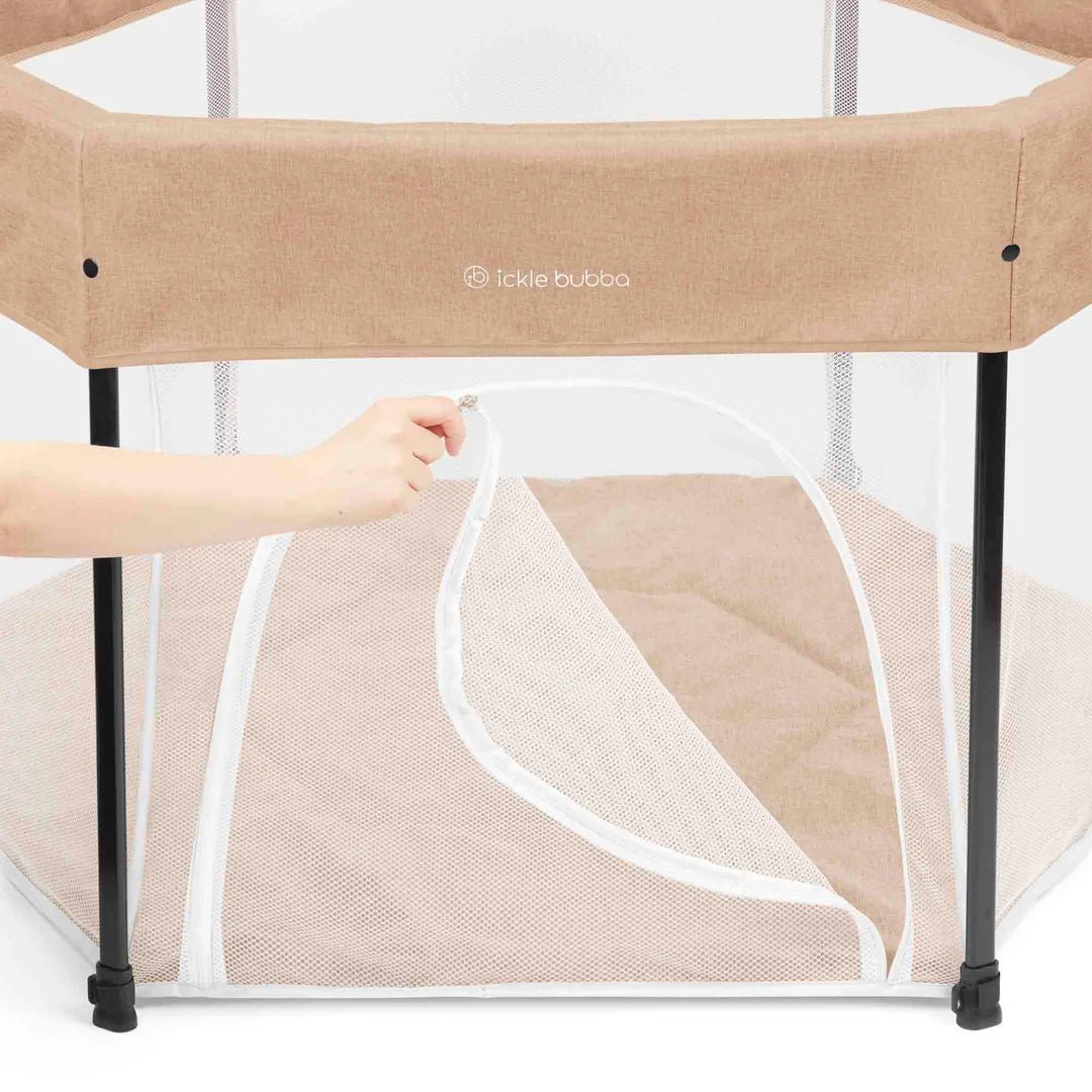 Ickle Bubba Fiesta Play Pen Biscuit Pre Order Mid May Delivery