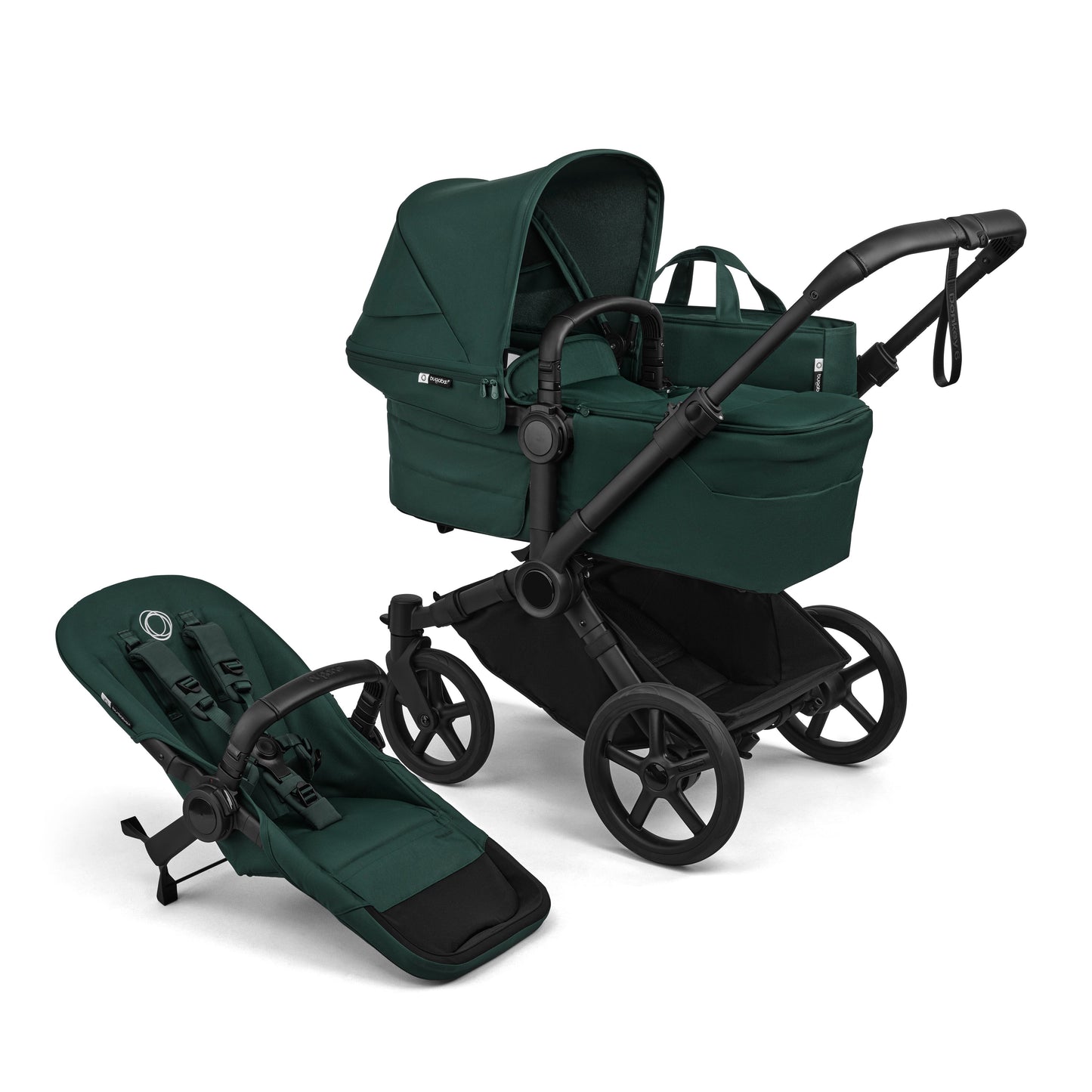 Bugaboo Donkey 6 Single Essential Stroller Bundle Fern Green