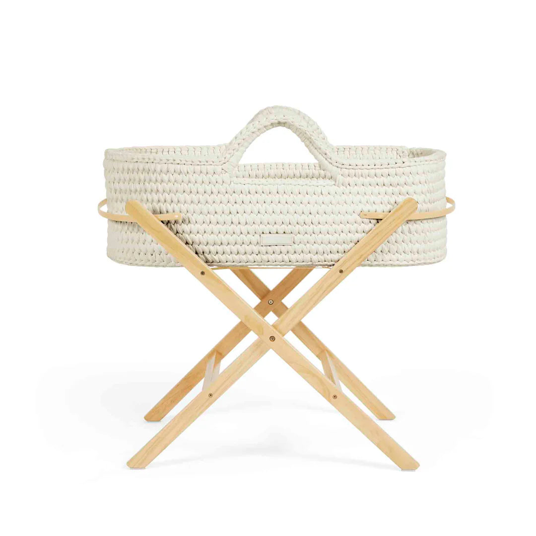 Ickle Bubba Nova Basket And Stand Crochet Cloud With Pine Stand