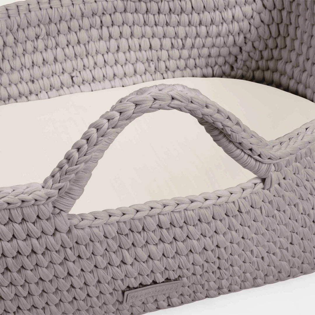 Ickle Bubba Nova Basket And Stand Crochet Tawny With White Stand