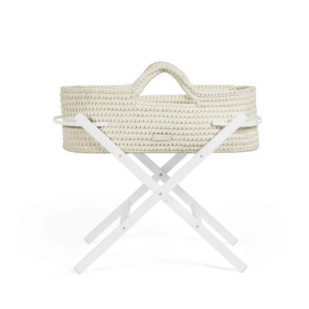 Ickle Bubba Nova Basket And Stand Crochet Cloud With White Stand