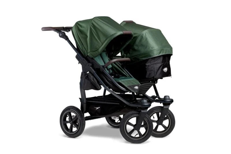 TFK Duo Twin Double Stroller Combi Seat Units - Olive