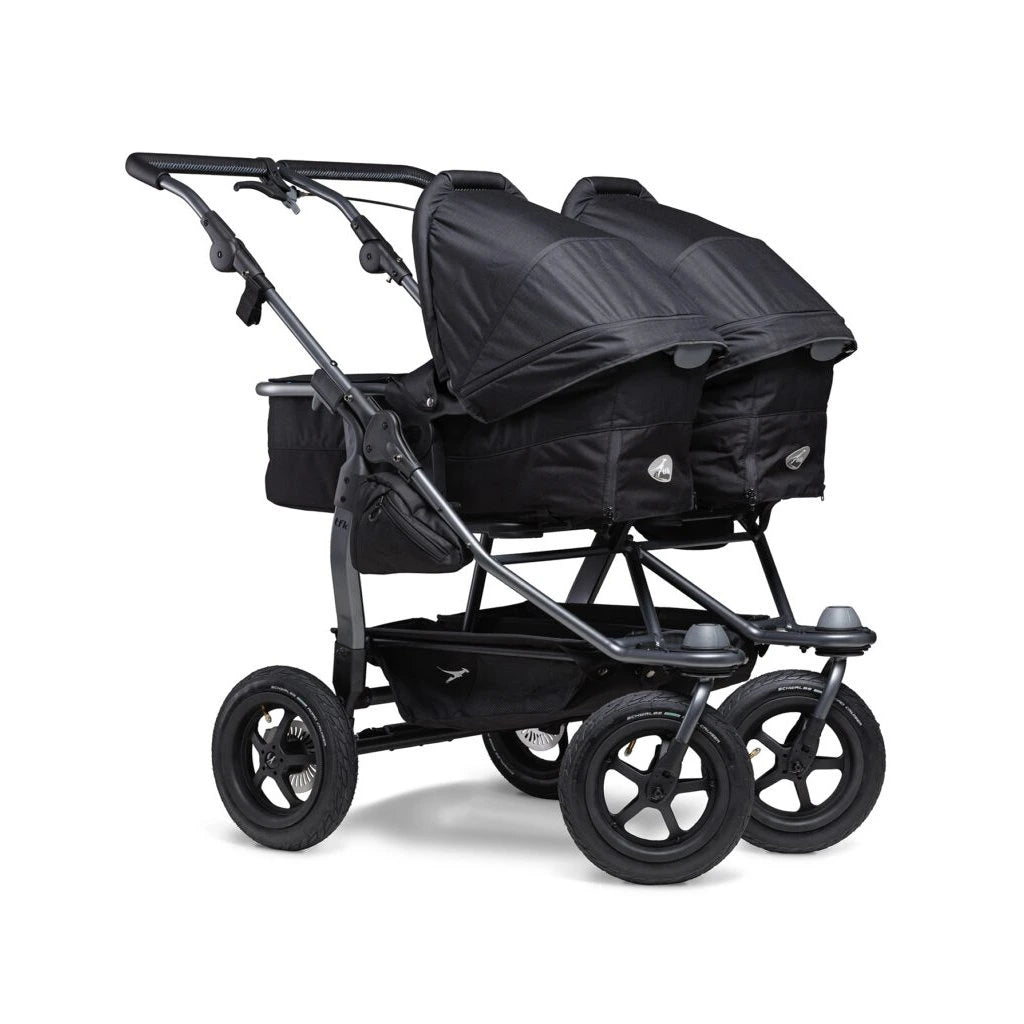 TFK Duo Twin Double Stroller Combi Seat Units - Schwarz