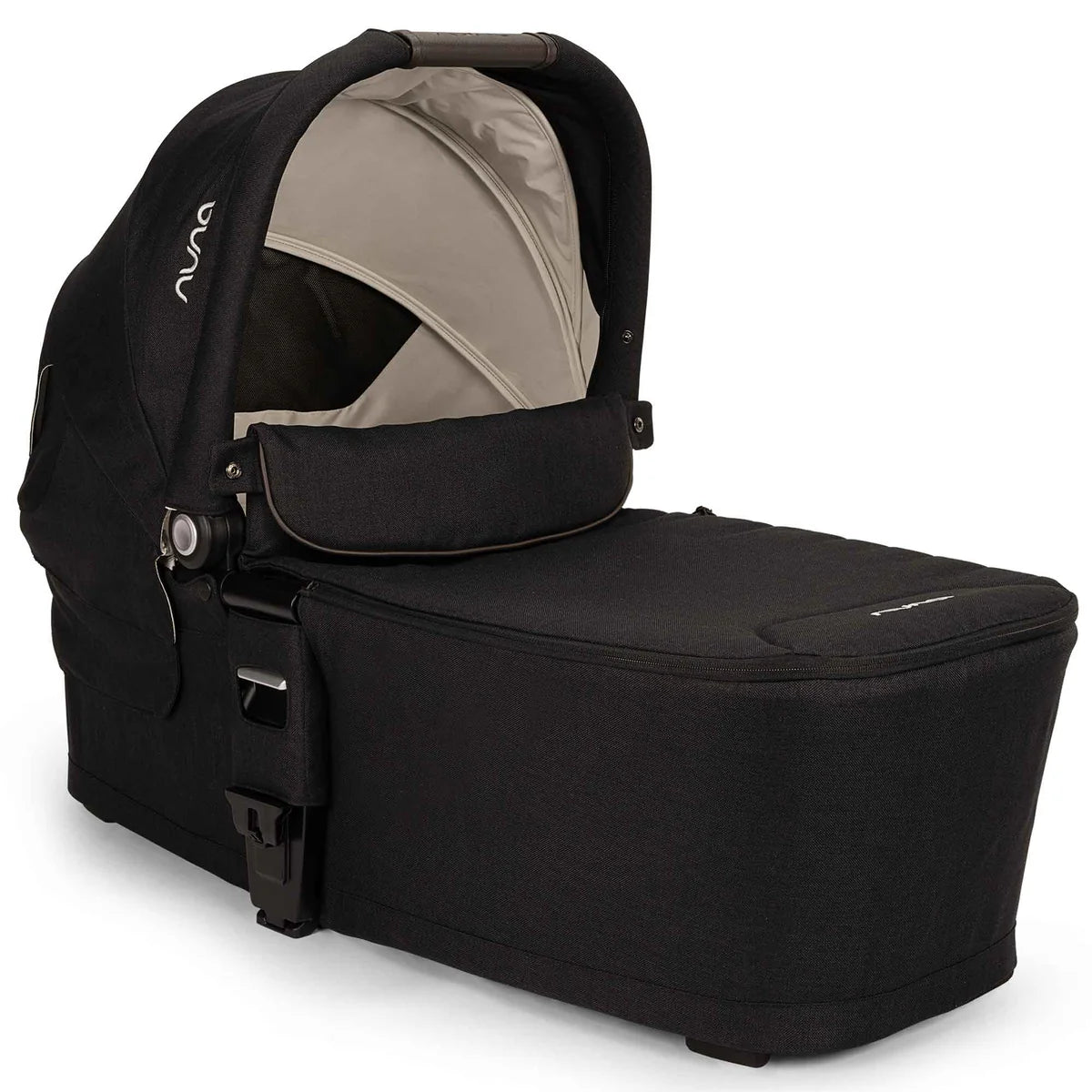 Nuna MIXX Next Pushchair, MIXX Next Carrycot, ARRA Flex Car Seat and BASE Curv Bundle, Caviar