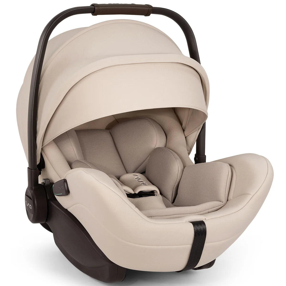 Nuna MIXX Next Pushchair, MIXX Next Carrycot, ARRA Flex Car Seat and BASE Curv Bundle, Biscotti