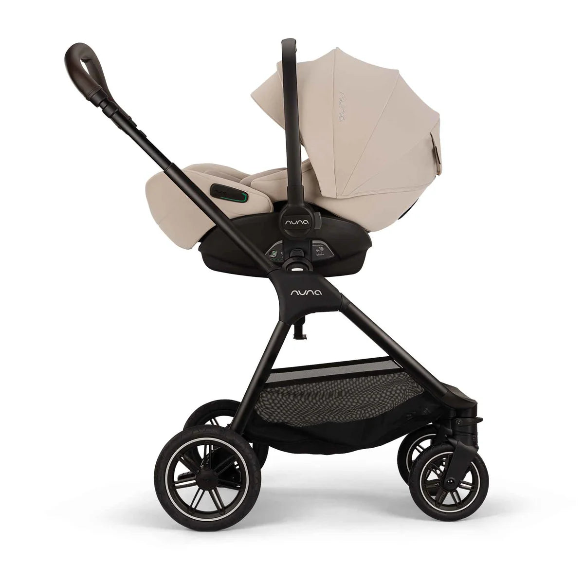 Nuna TRIV Next & ARRA Flex & BASE Curv Bundle - Biscotti