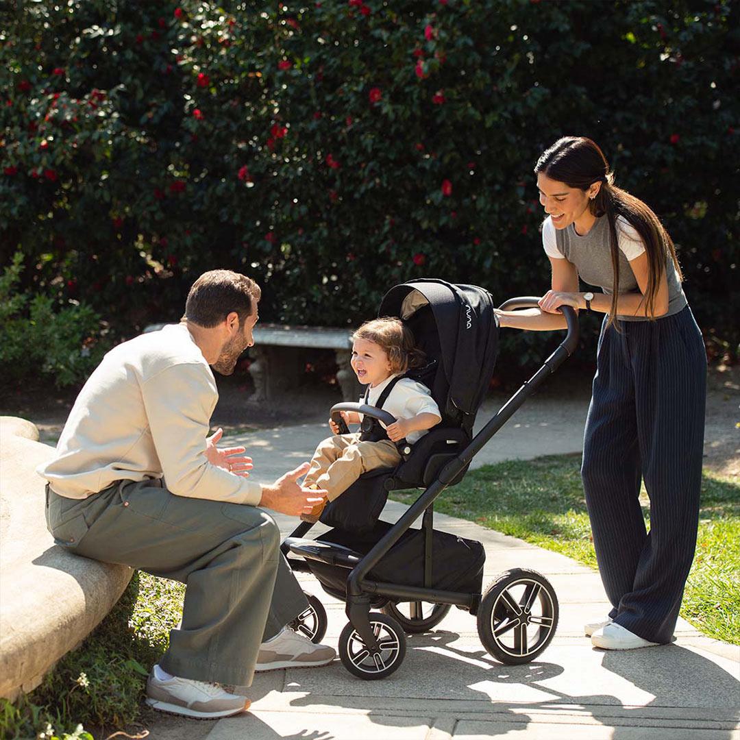 Nuna Mixx Next Pushchair + Carrycot - Caviar