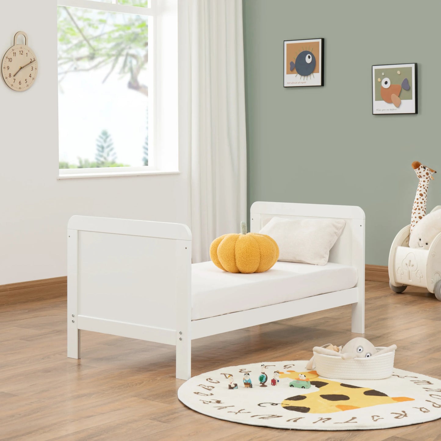 Caro Urban Mini Cot Bed – White