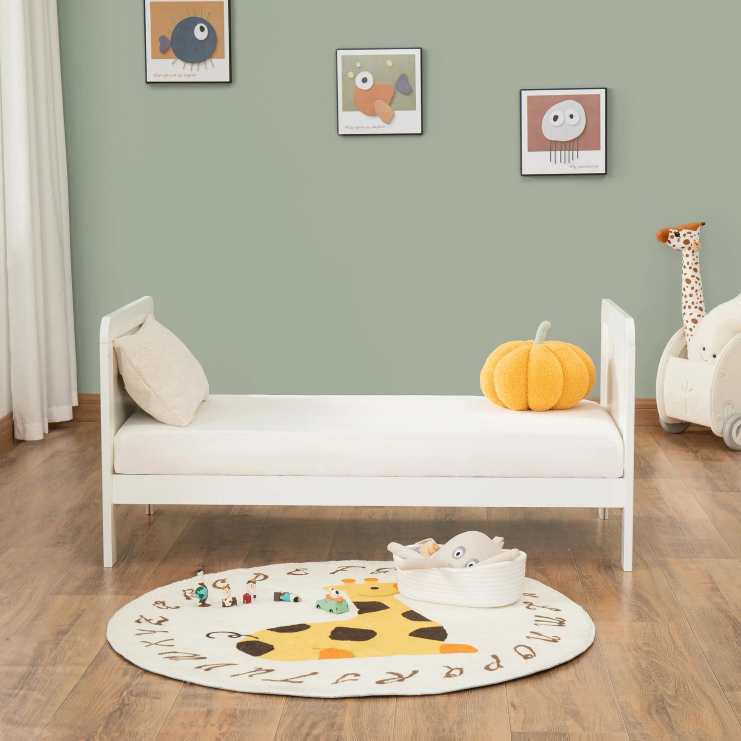 Caro Urban Mini Cot Bed – White