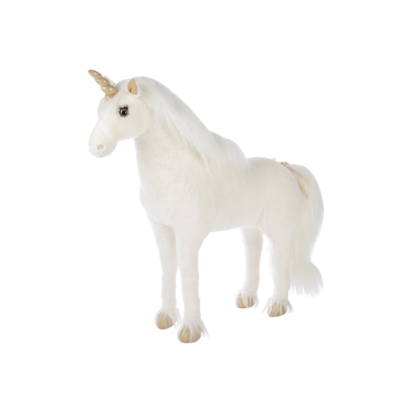 Cuddle Co Standing Unicorn - Gold Dust
