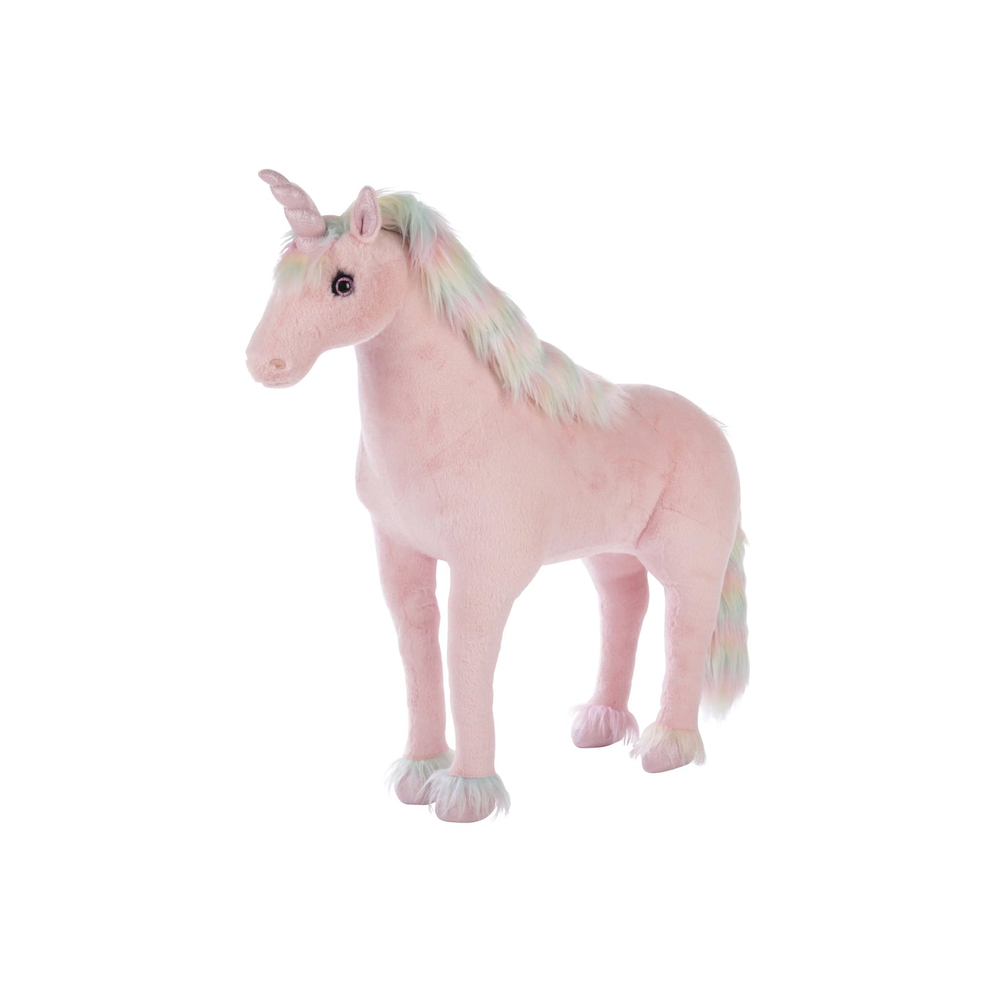 Cuddle Co Standing Unicorn - Rainbow