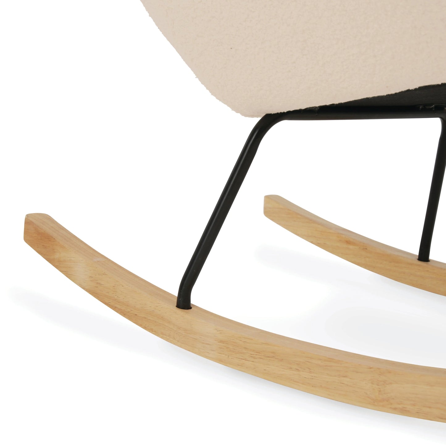 Cuddle Co Marley Nursing Chair and Footstool - Teddy Light Beige