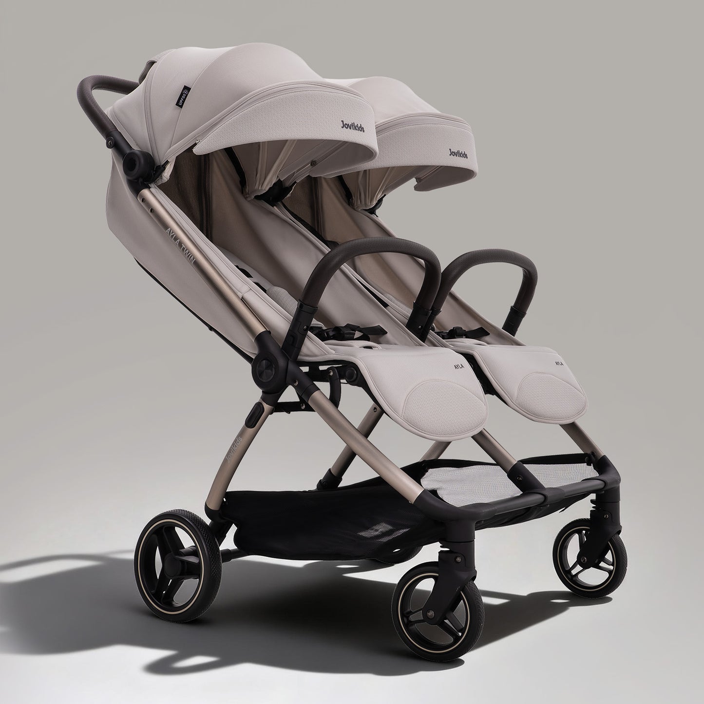 JoviKids Ayla Twin Pushchair – Dawn Beige