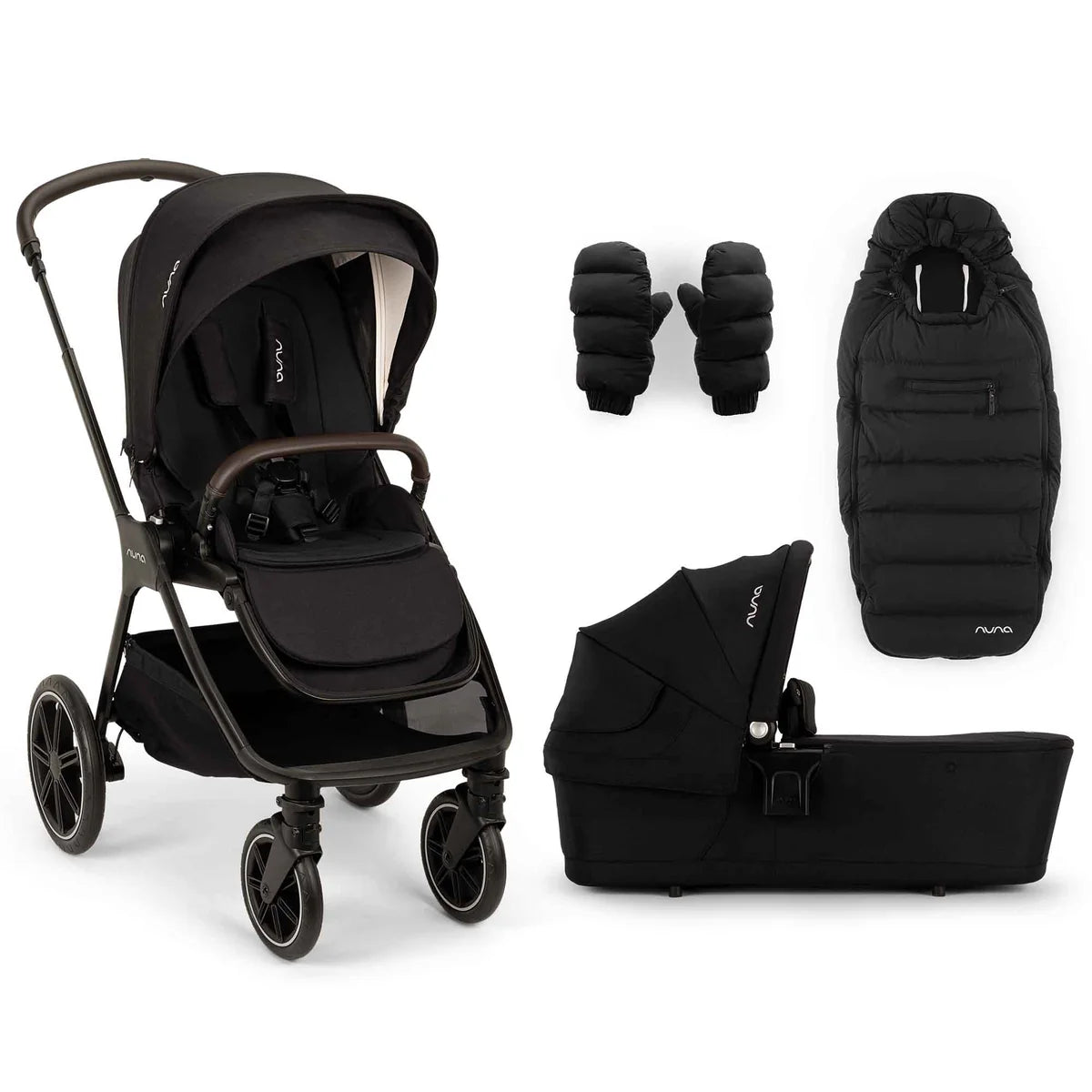Nuna TRIV lx All Seasons Pushchair Set, Caviar