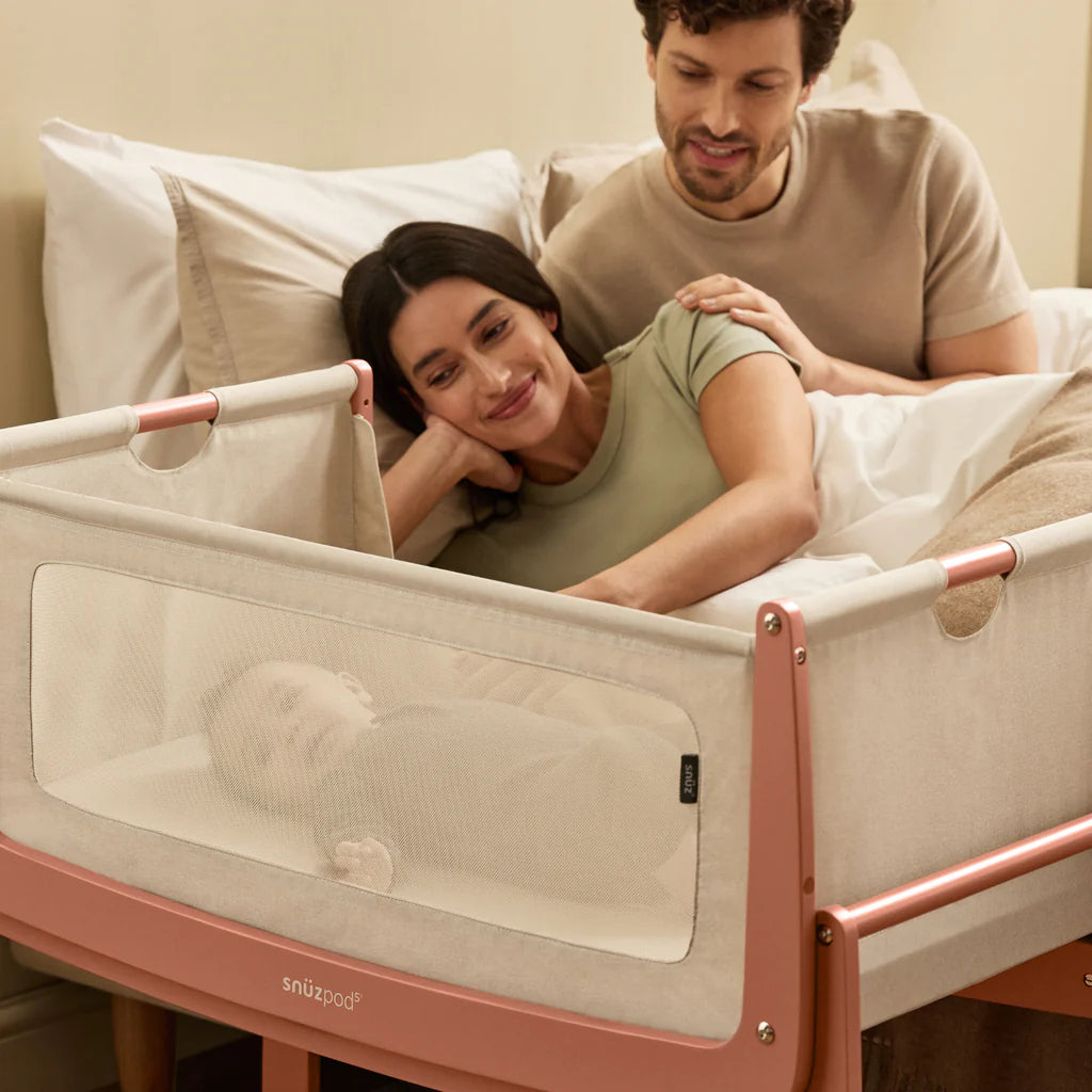 SnuzPod5 Bedside Crib Terracota