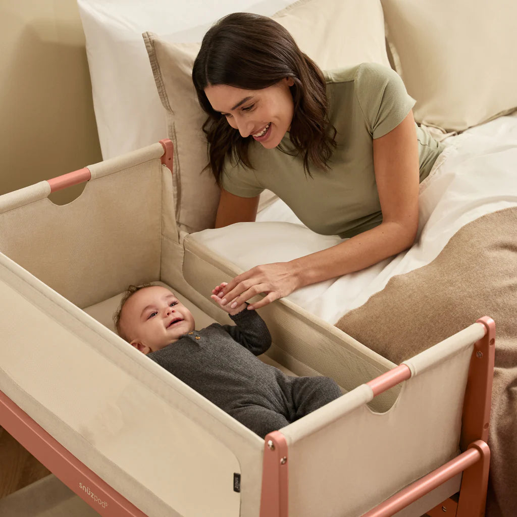 SnuzPod5 Bedside Crib Terracota