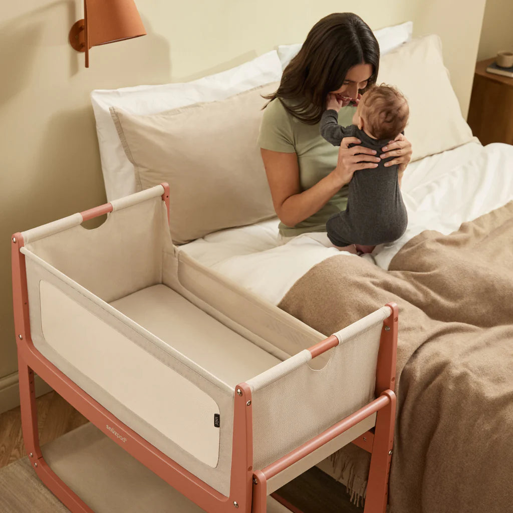 SnuzPod5 Bedside Crib Terracota